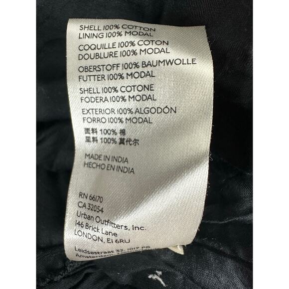 Anthropologie Size XS S Blossom Black Floral Maxi Dress Puff sleeves Smocked - Picture 13 of 13